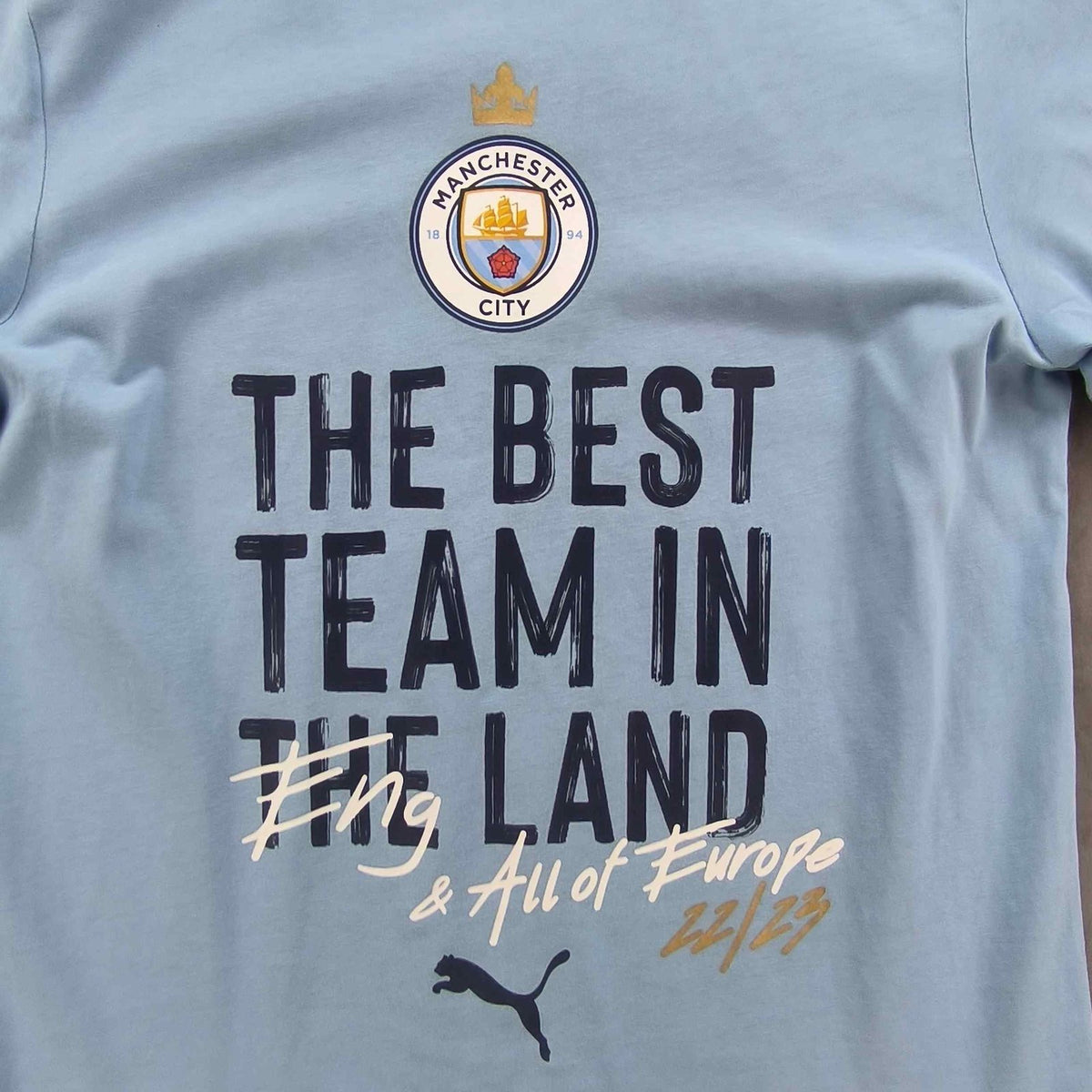 Manchester City 2022-23 Puma póló S-es