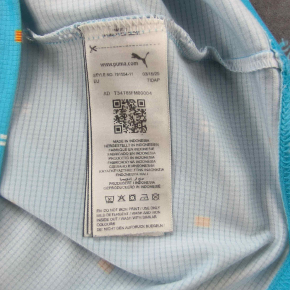 Marseille 2025-26 Puma Pre-Match training football shirt size L