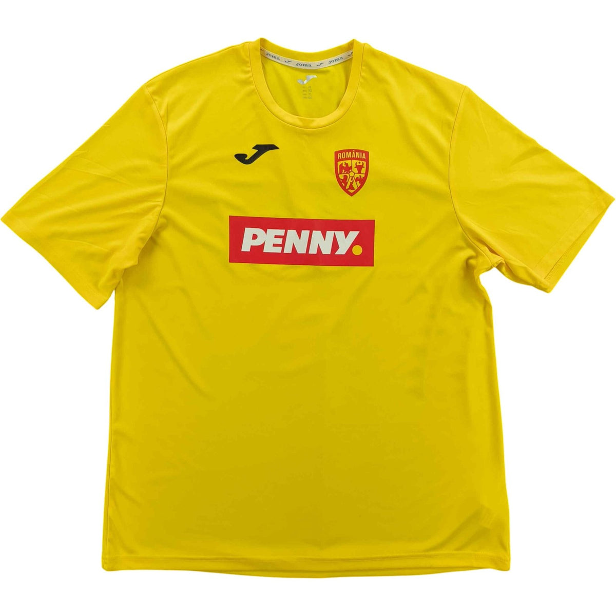 Romania Joma home fan football shirt size XL
