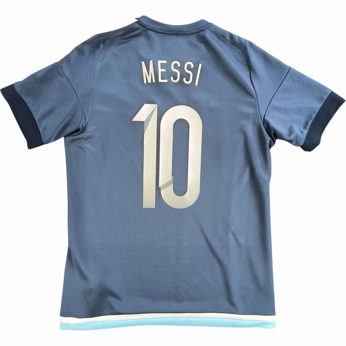 Argentína 2015-17 Adidas vendég Lionel Messi foci mez M-es