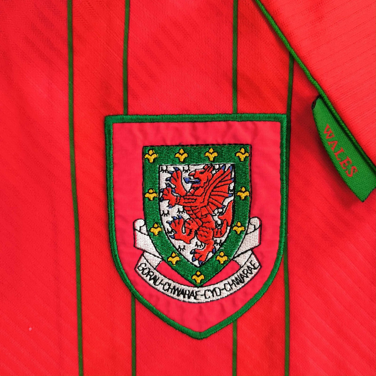 Wales 1994-96 Umbro hazai #9 foci mez XL-es
