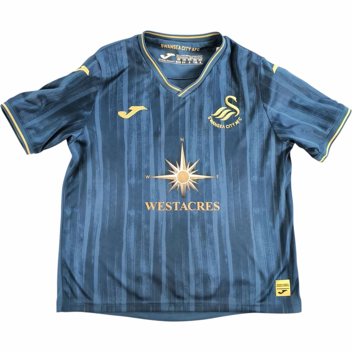 Swansea 2023-24 Joma vendég foci mez gyerek XS-es