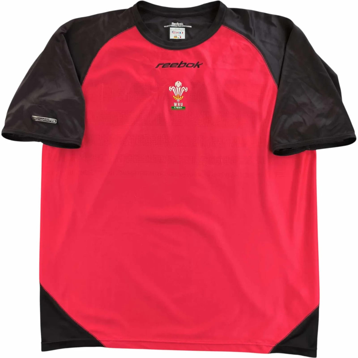 Wales 2005 Reebok training rugby shirt size L
