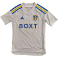 Leeds United 2023-24 Adidas home „Leo #10” football shirt size 140