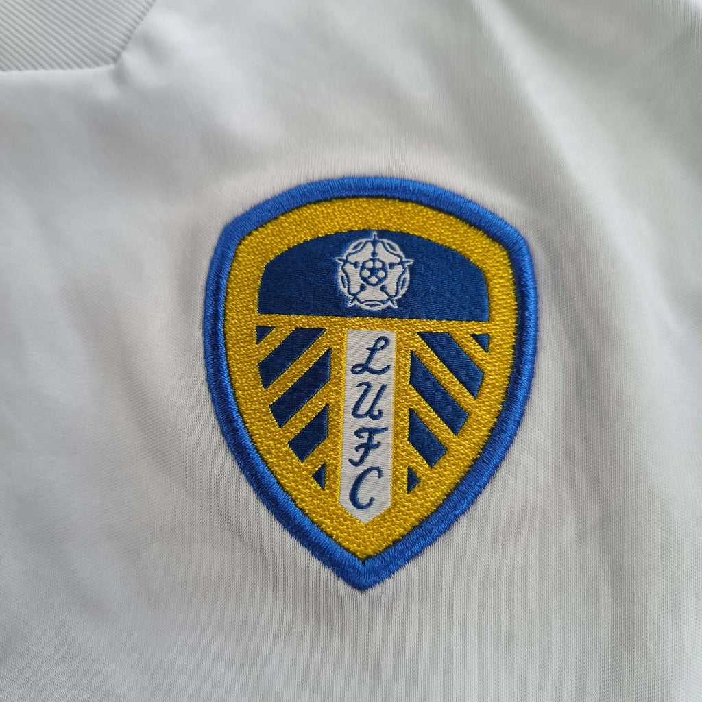 Leeds United 2023-24 Adidas home „Leo #10” football shirt size 140