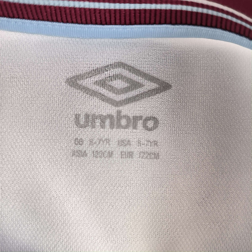 West Ham United 2023-24 Umbro away football shirt size 122