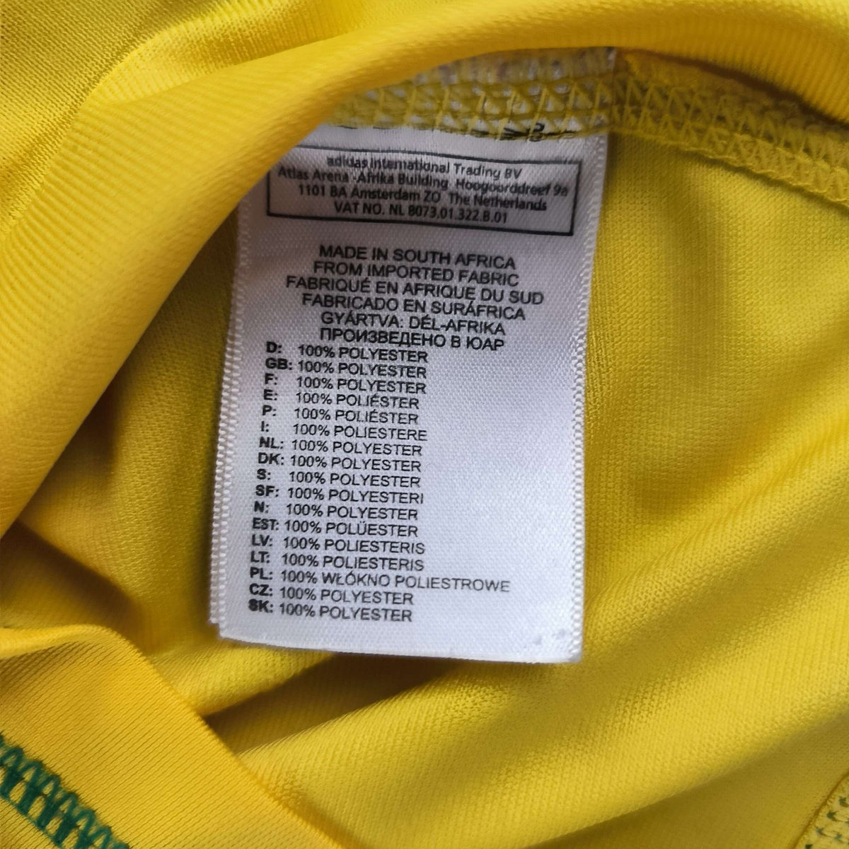 South Africa 2010-11 Adidas home football shirt size 110