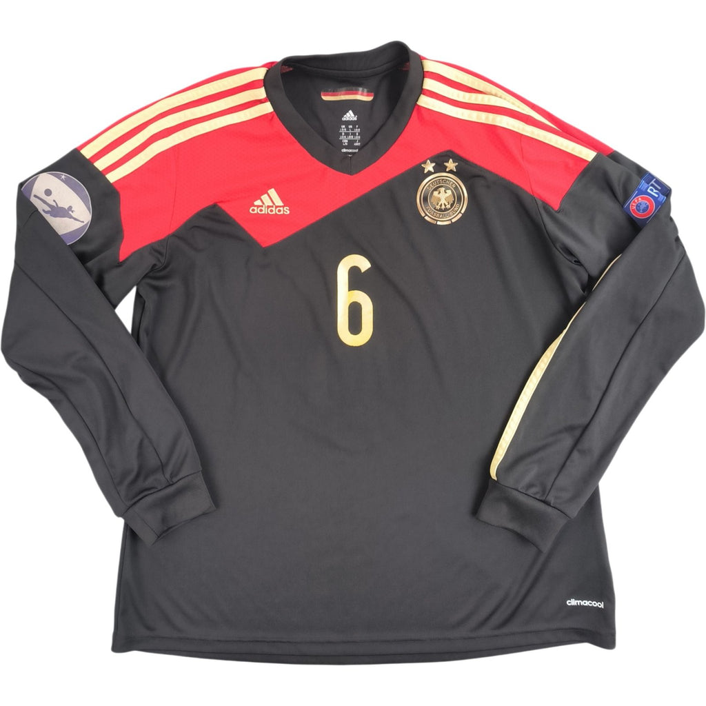 Germany 2013 Adidas away #6 long sleeve football shirt size L
