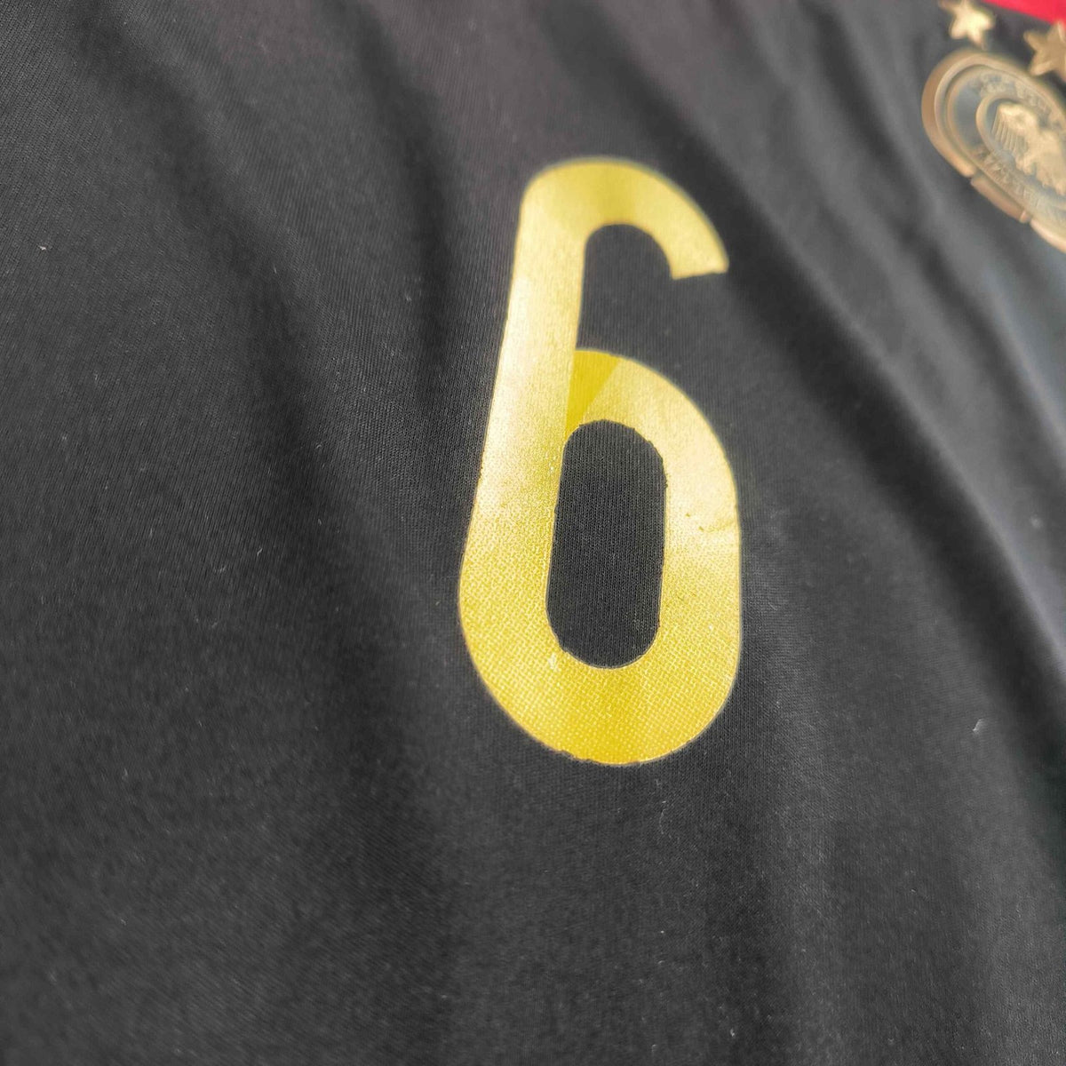 Germany 2013 Adidas away #6 long sleeve football shirt size L