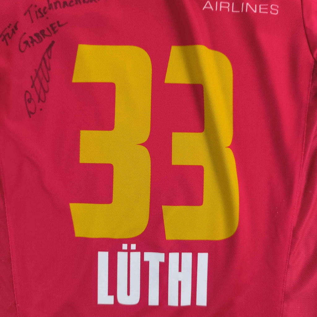 FC Thun 2012-13 Erima home Benjamin Lüthi *Signed* football shirt size XS