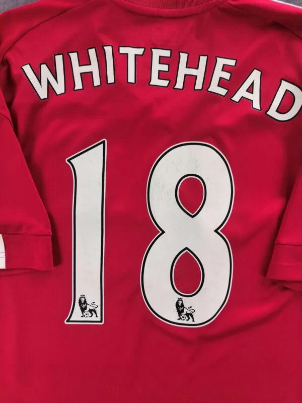 Stoke City 2010-11 Adidas hazai Dean Whitehead foci mez L-es