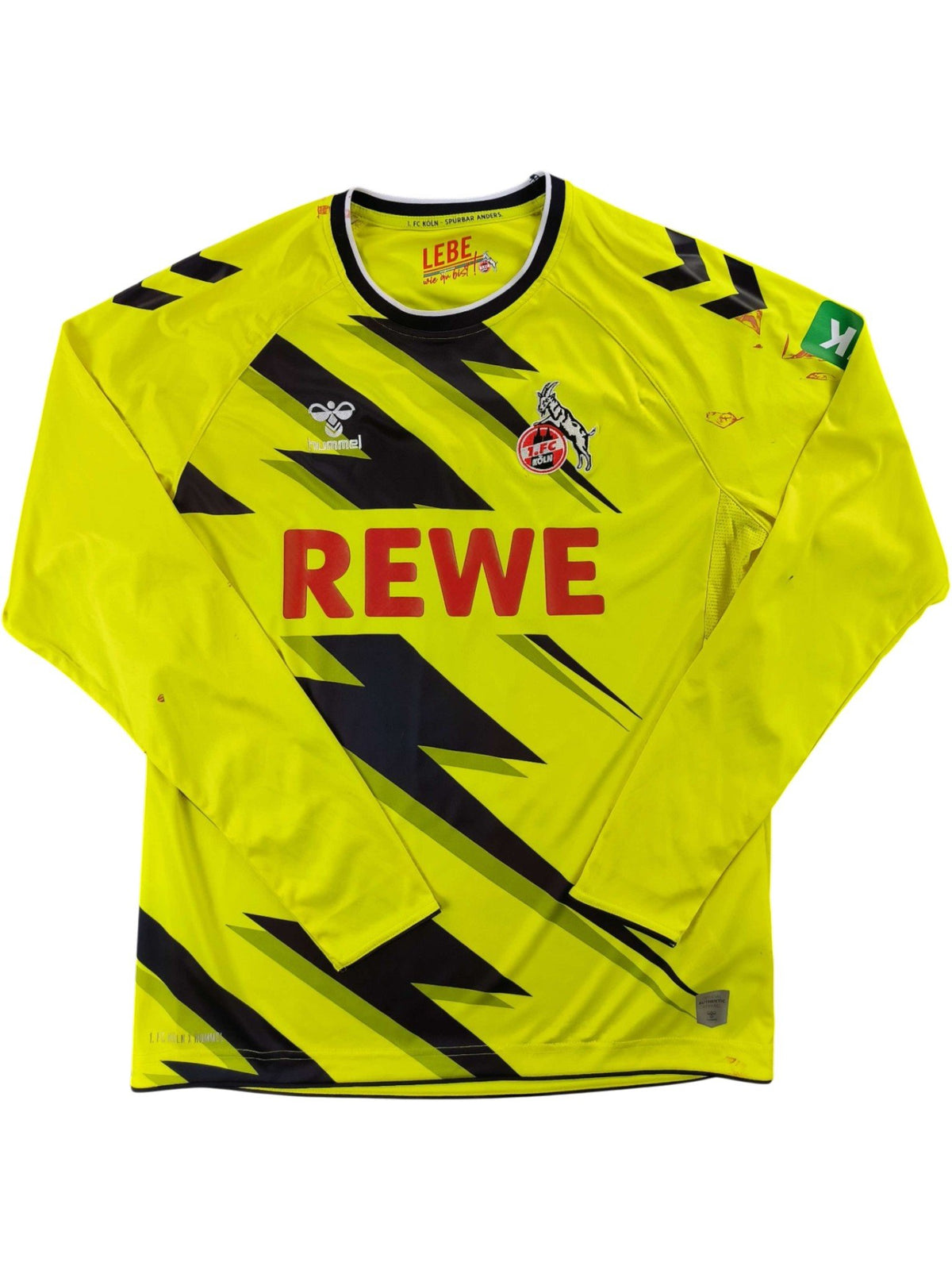 Köln 2022-23 Hummel goalkeeper Timo Horn football shirt size L