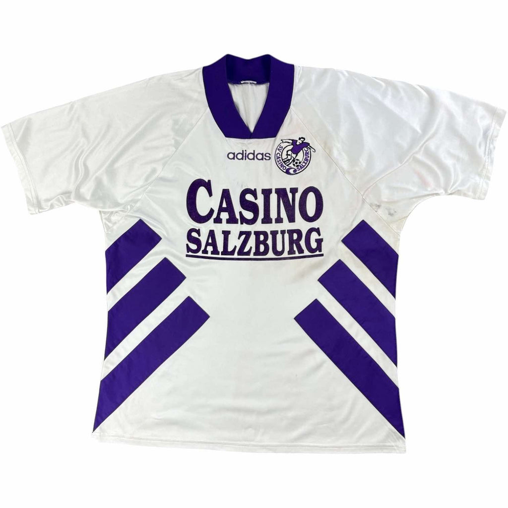 Casino Salzburg 1995-96 Adidas vendég foci mez L-es