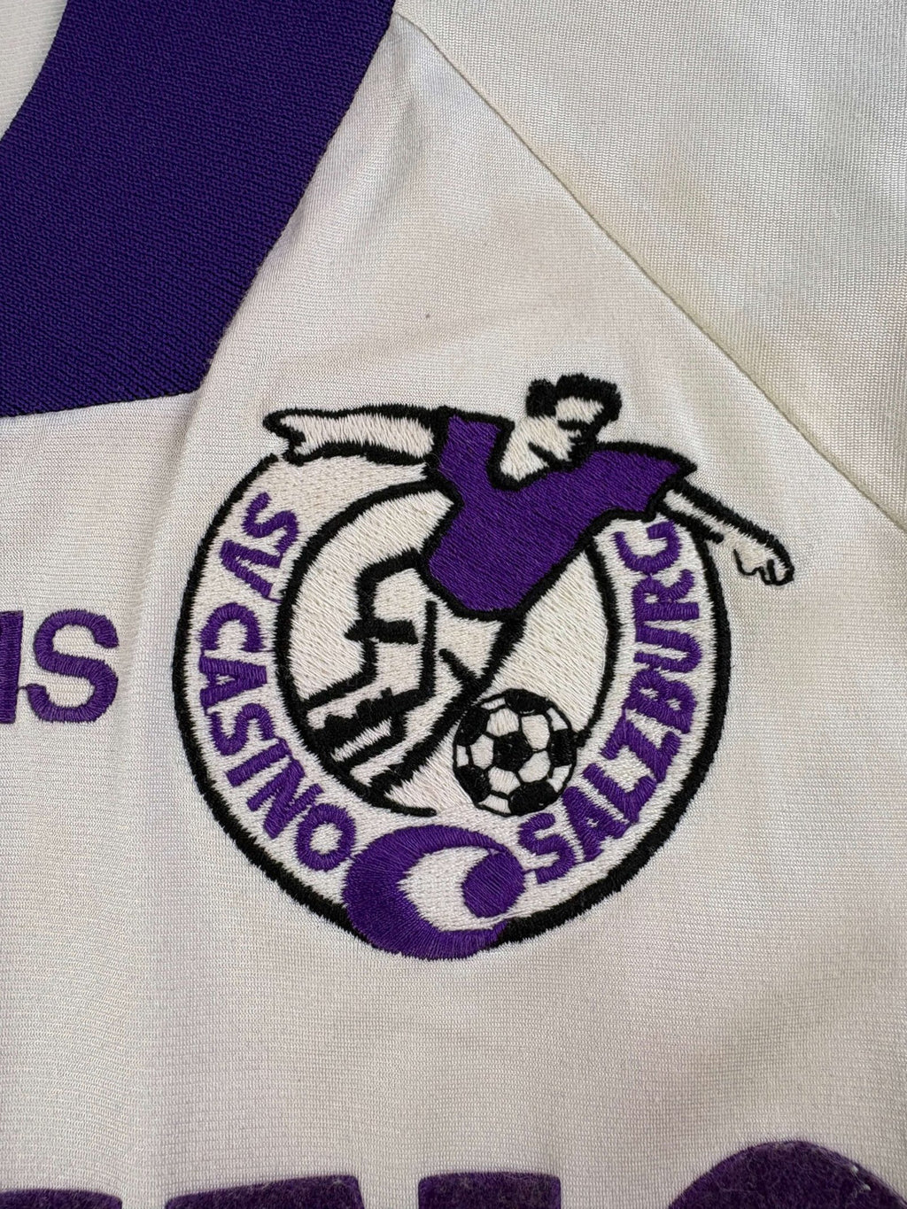 Casino Salzburg 1995-96 Adidas vendég foci mez L-es
