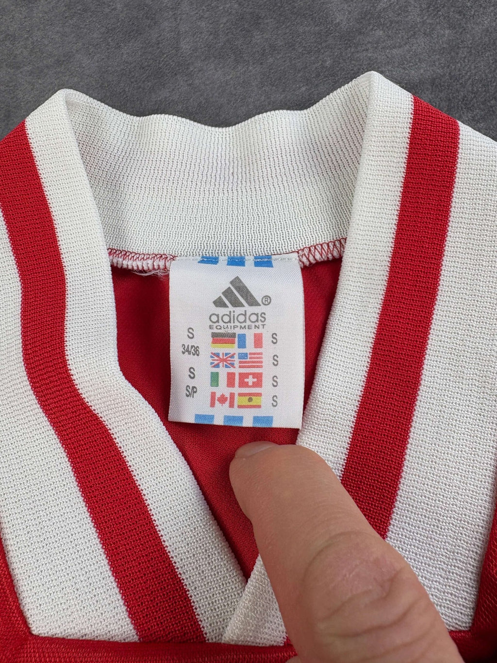 Kaiserslautern 1994-96 Adidas home football shirt size S