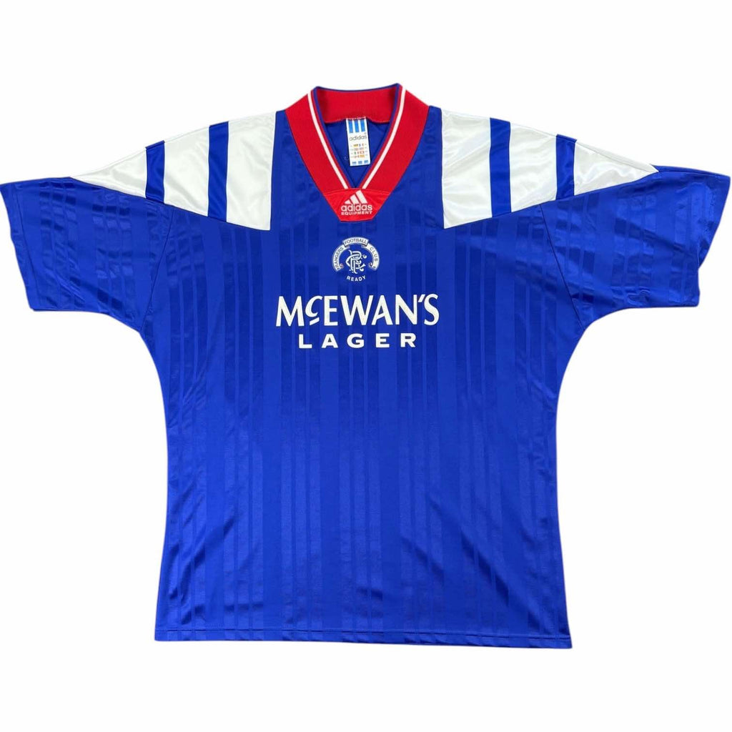 Rangers 1992-94 Adidas home football shirt size XL