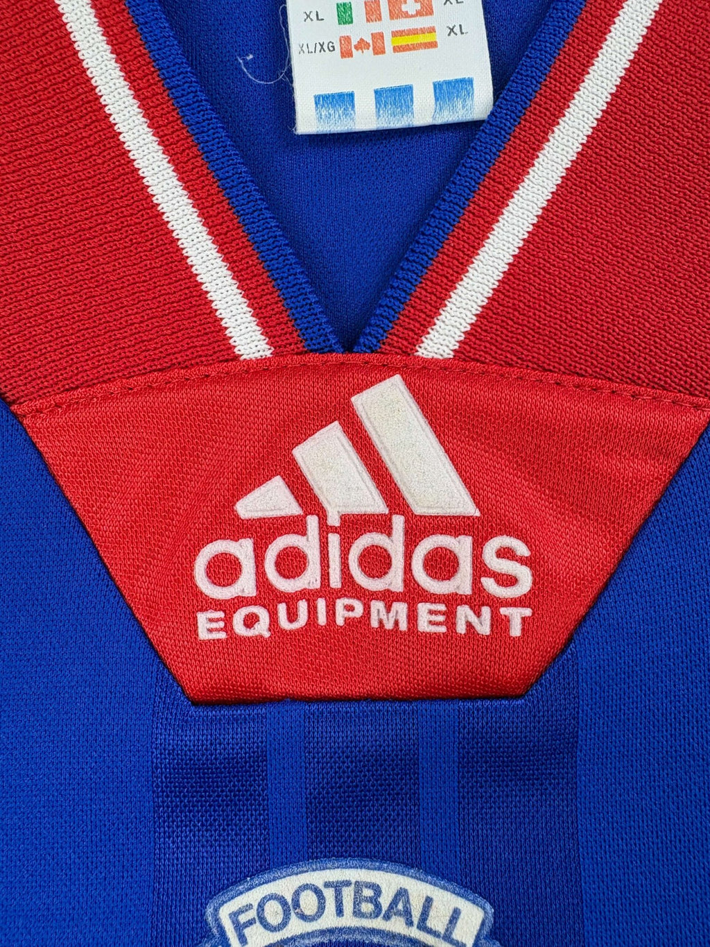 Rangers 1992-94 Adidas home football shirt size XL