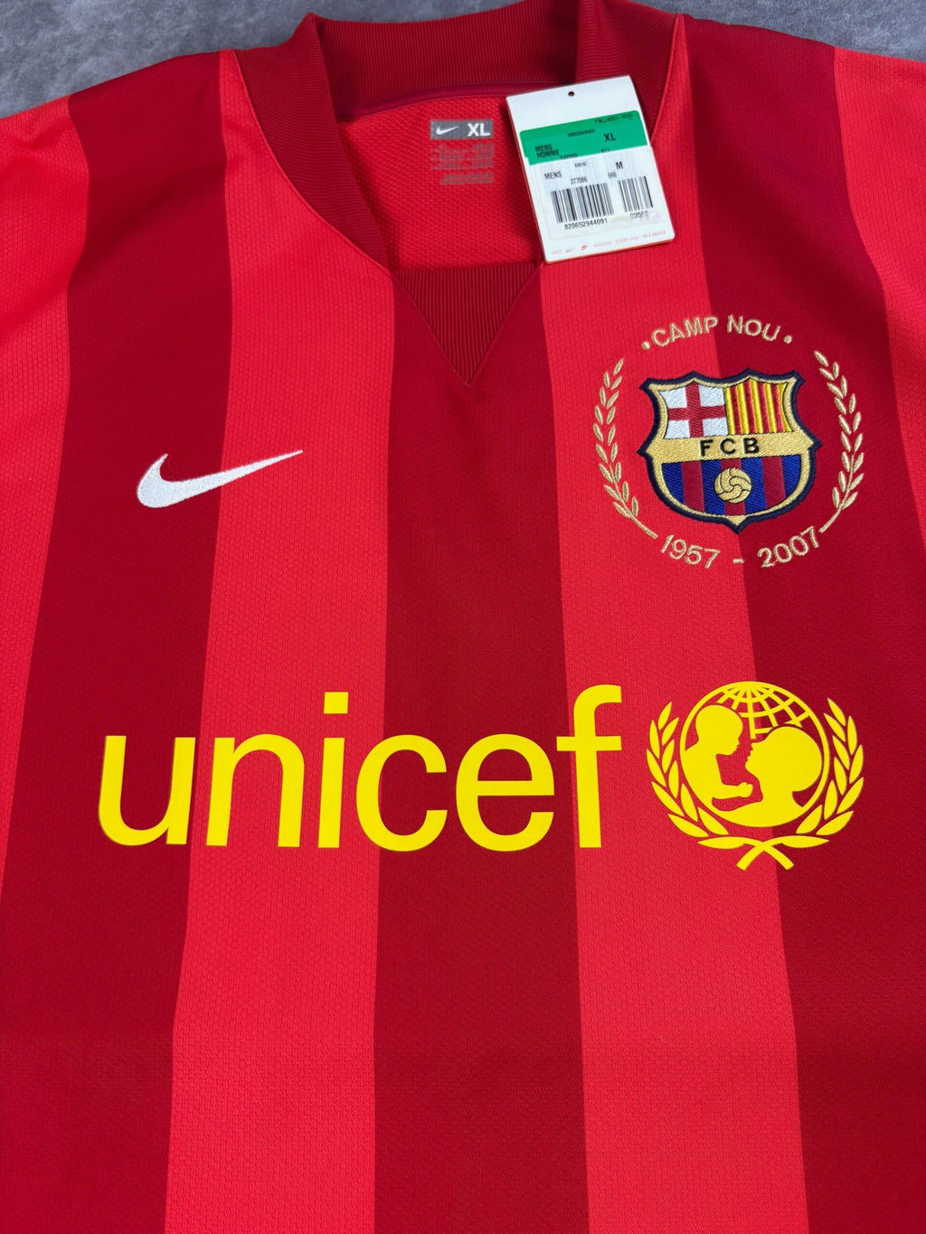 Barcelona 2007-08 Nike goalkeeper Player Issue *NEW* football shirt size XL