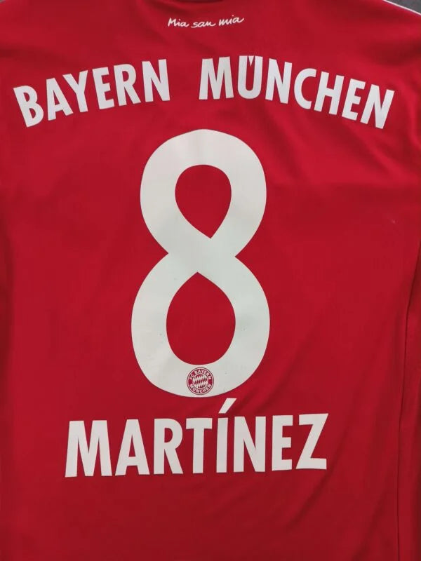 Bayern München 2013-14 Adidas home Javi Martinez football shirt size S