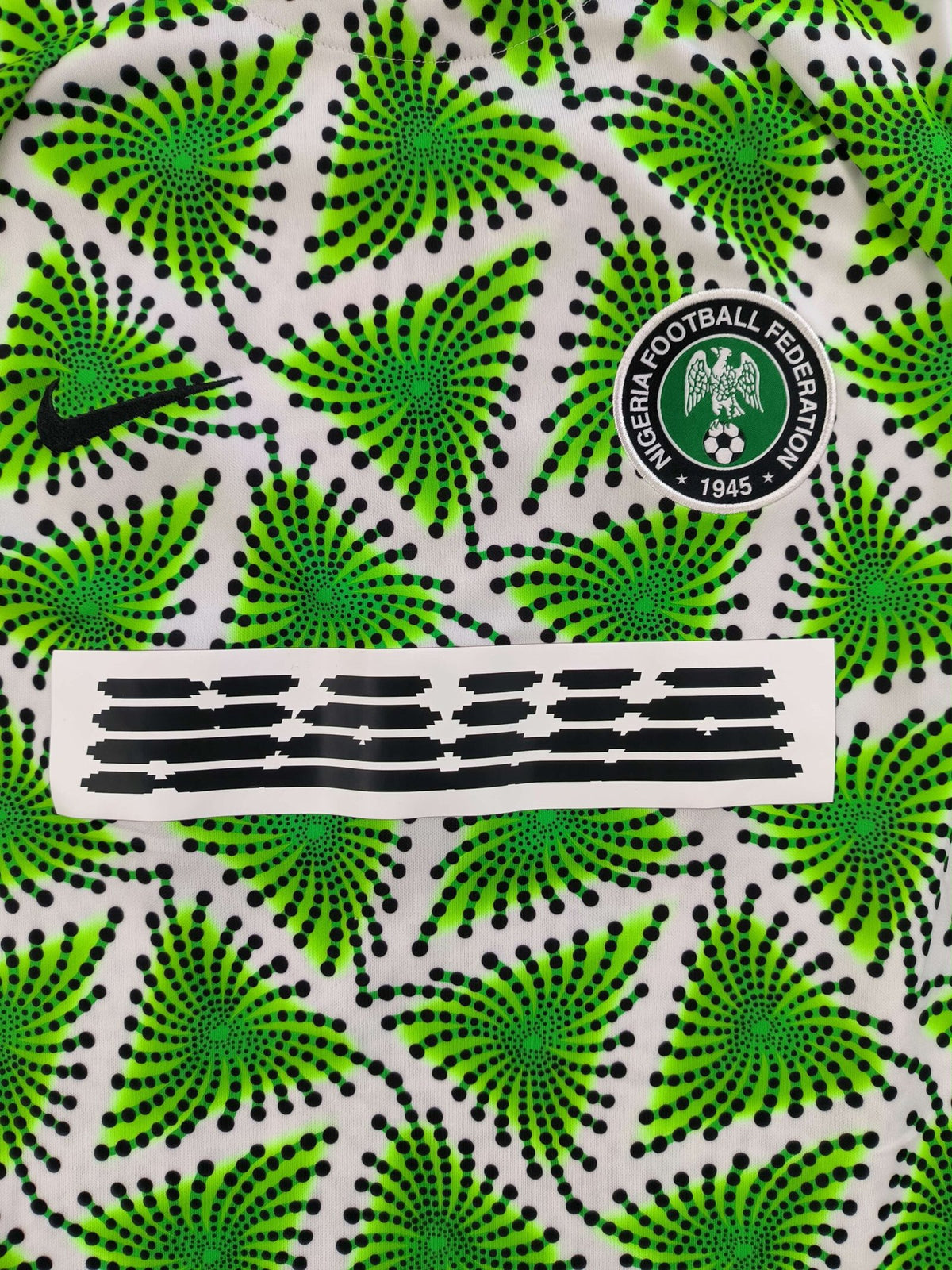 Nigéria 2022-23 Nike Pre-Match training foci mez S-es