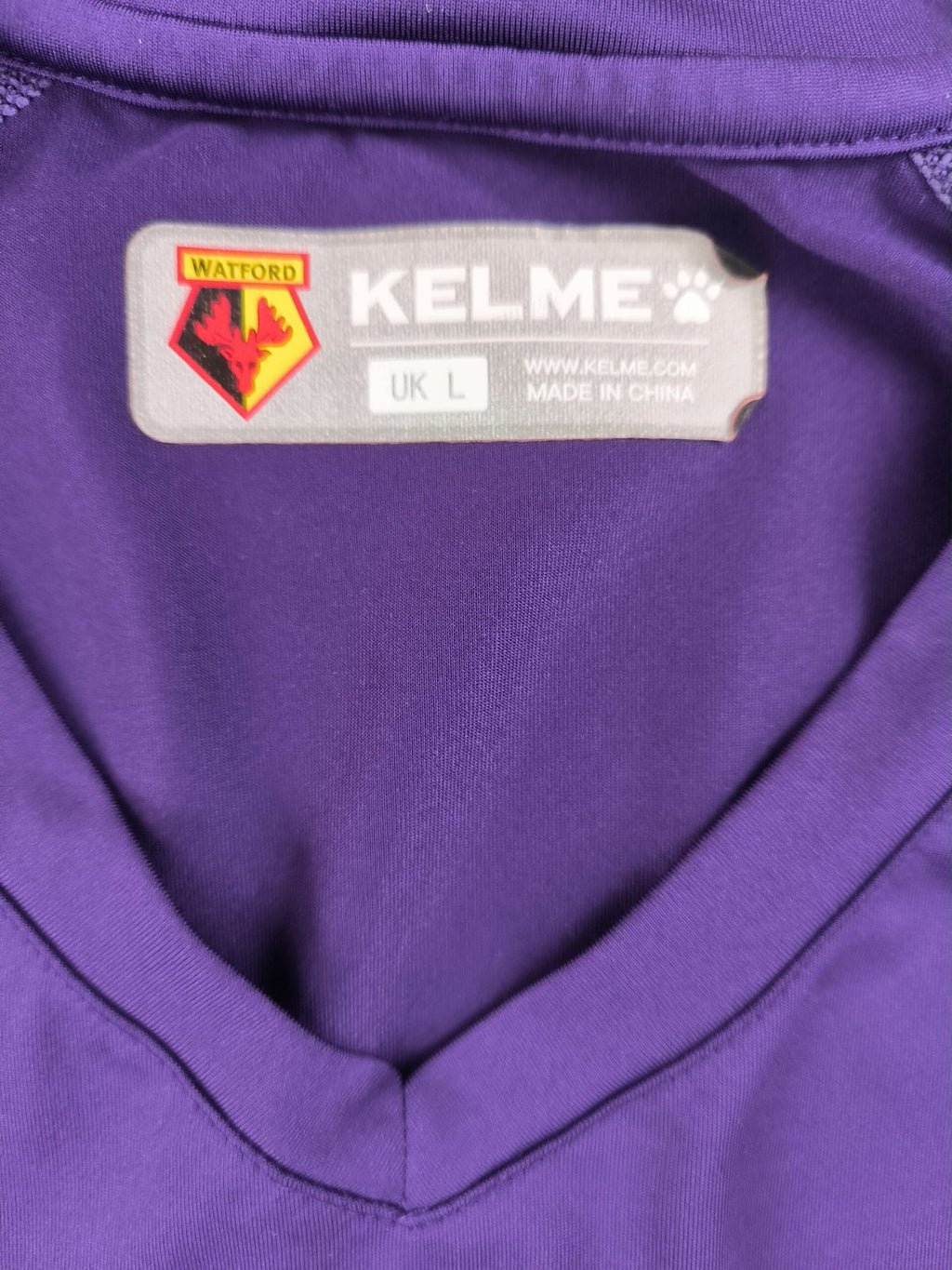 Watford Kelme training football shirt size L