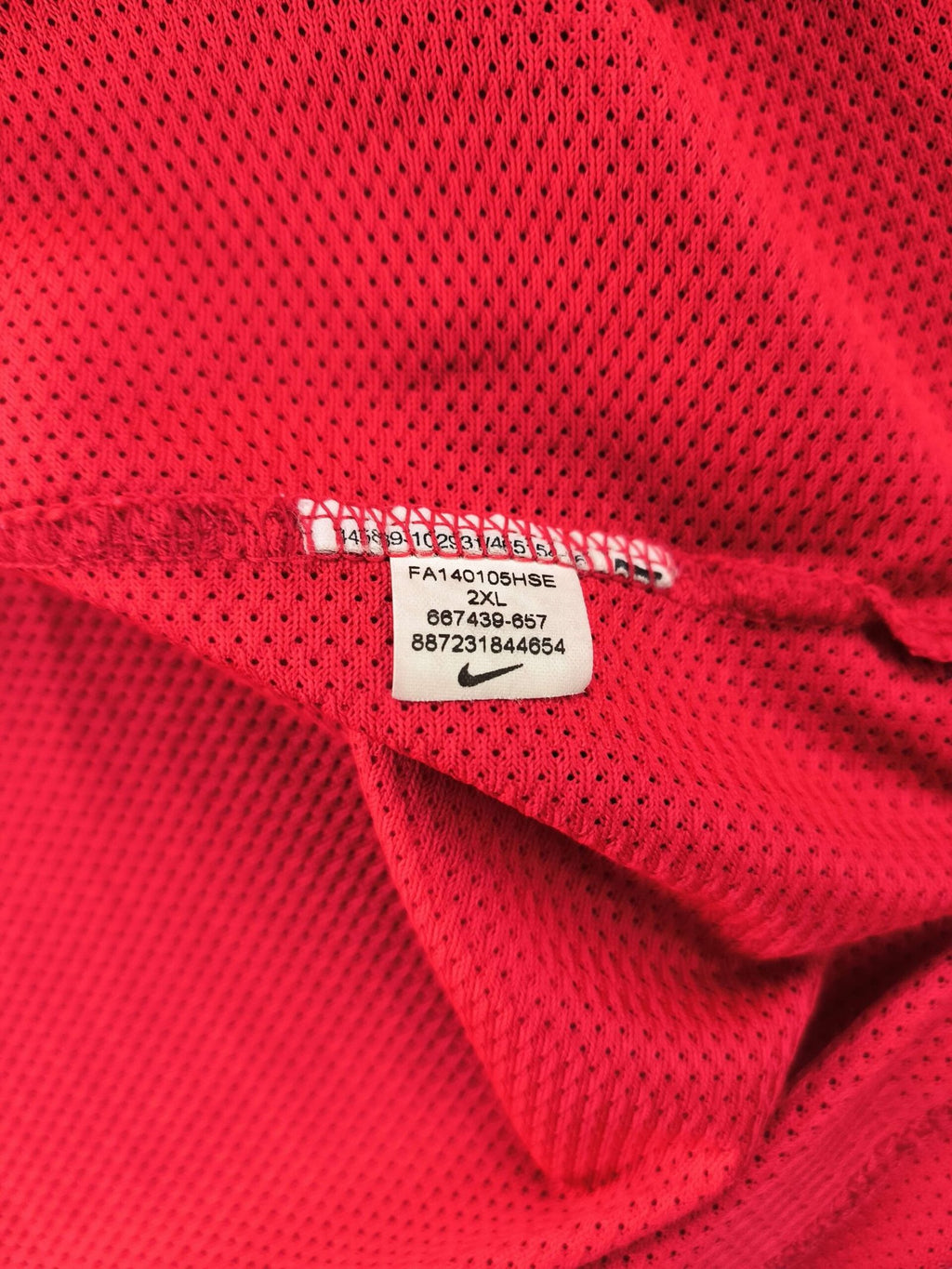 Eintracht Frankfurt 2014-15 Nike training football shirt size XXL