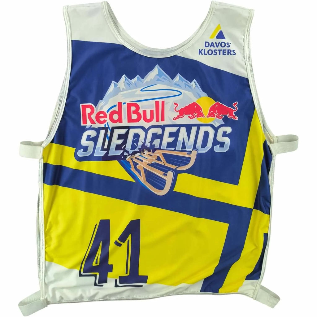 Red Bull Sledgens Davos Klosters sledding jersey size Youth L