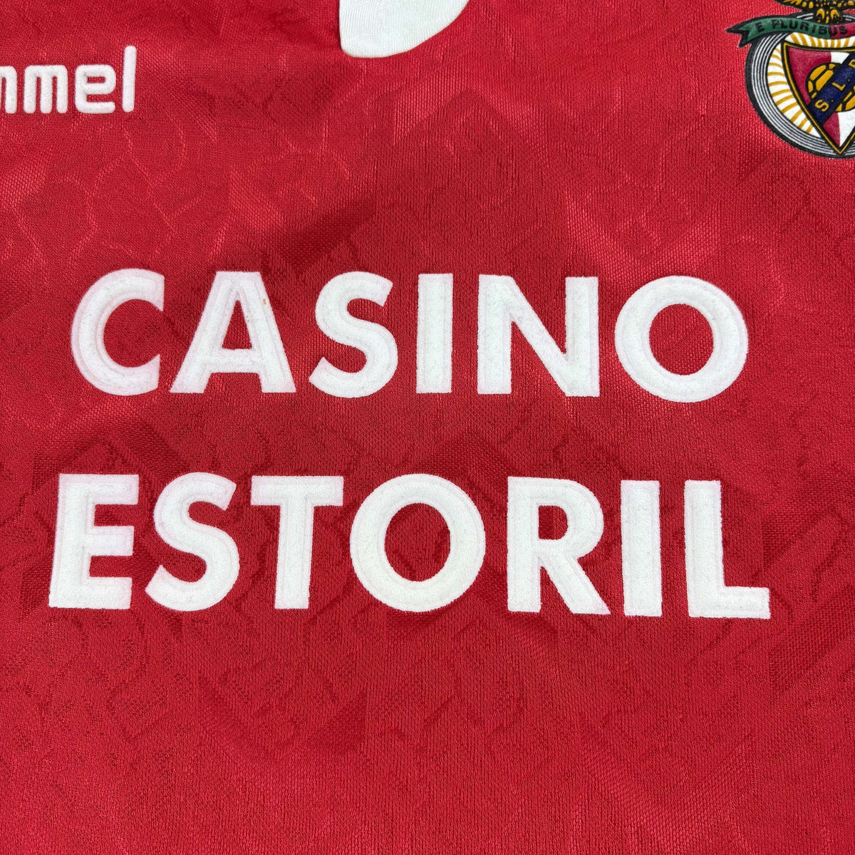 Benfica 1992-93 Hummel home football shirt size S