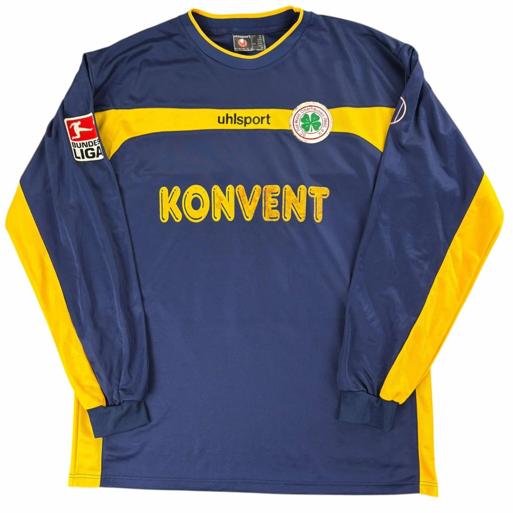 Rot-Weiss Oberhausen 2004-05 Uhlsport away long sleeve Tokody Tibor football shirt size XL