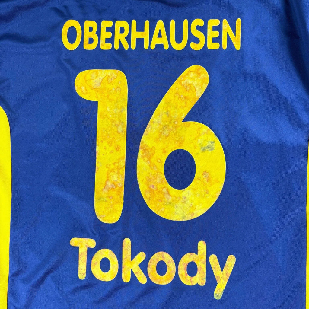 Rot-Weiss Oberhausen 2004-05 Uhlsport away long sleeve Tokody Tibor football shirt size XL