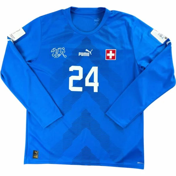 Switzerland 2022-24 Puma goalkeeper Philipp Köhn football shirt size L