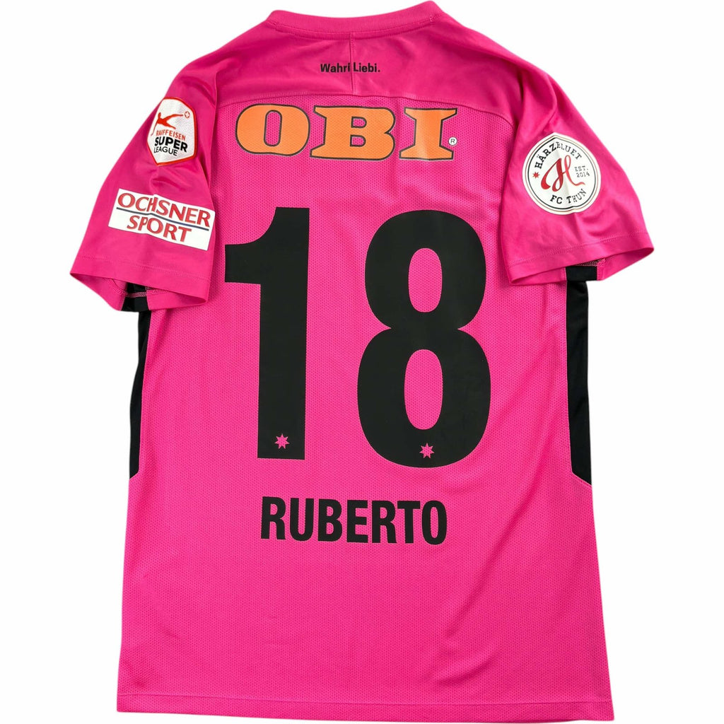 FC Thun 2018-19 Nike Francesco Ruberto football shirt size M