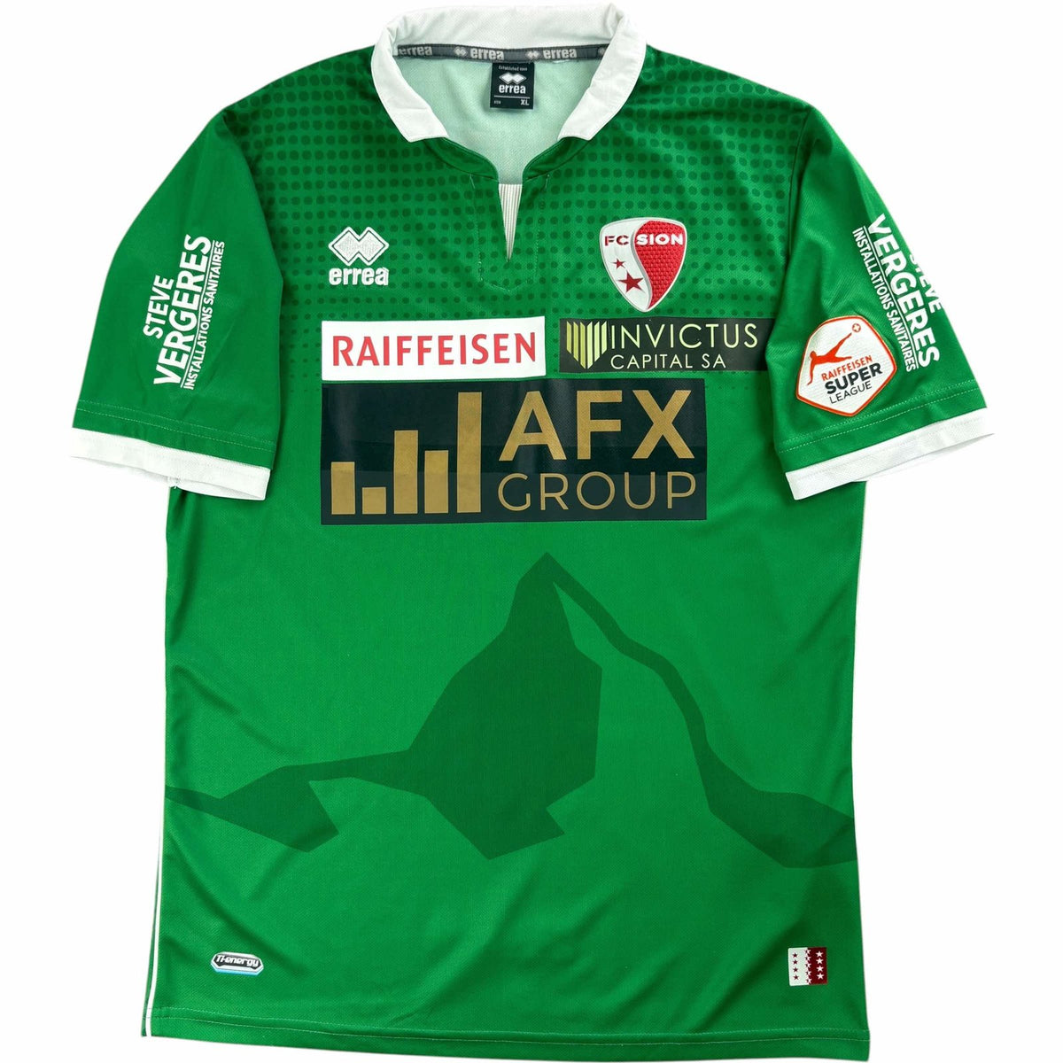 Sion 2016-17 Errea goalkeeper Anton Mitryushkin football shirt size XL