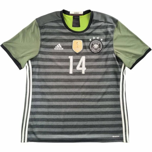 Németország 2016-17 Adidas vendég Emre Can foci mez XL-es