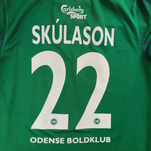 Odense 2014-15 Puma away Ari Skulason football shirt size L