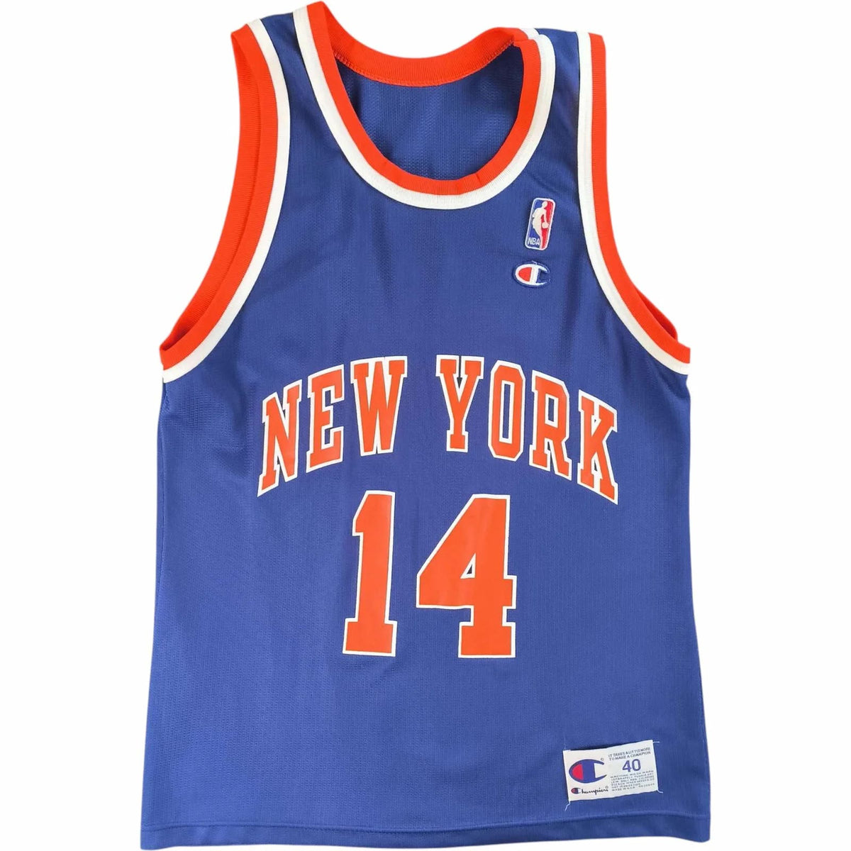 New York Knicks Anthony Mason Champion NBA jersey size 40