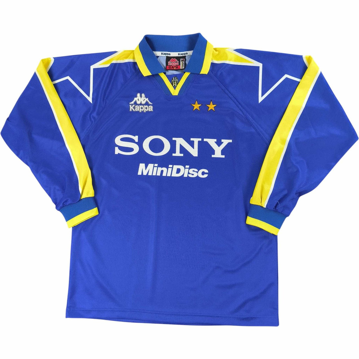 Juventus 1996-97 Kappa vendég hosszú ujjú foci mez M-es