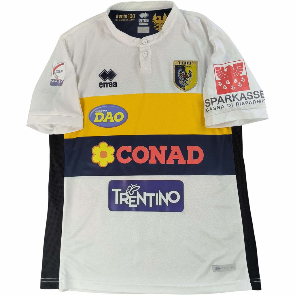 AC Trento 2021-22 Errea away #6 football shirt size M