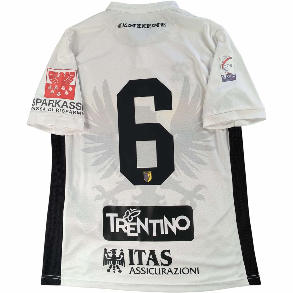 AC Trento 2021-22 Errea away #6 football shirt size M