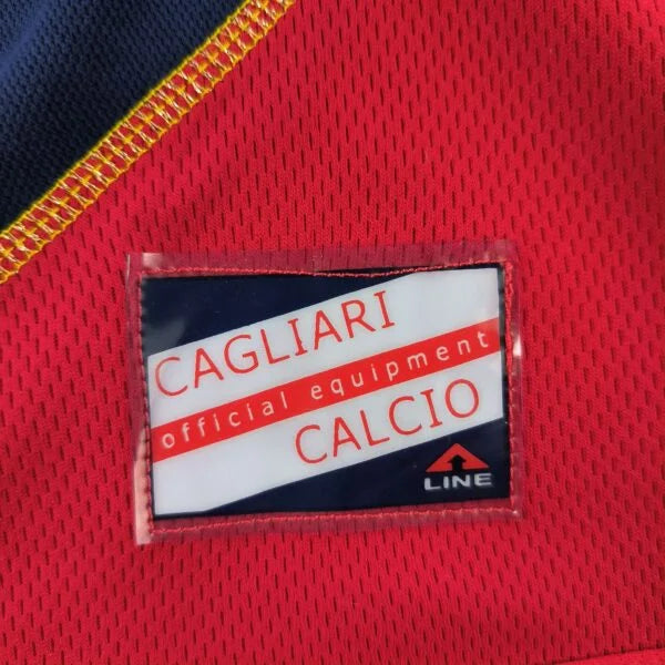 Cagliari 2003-04 A-Line hazai Diego Lopez *Aláírt* foci mez XL-es