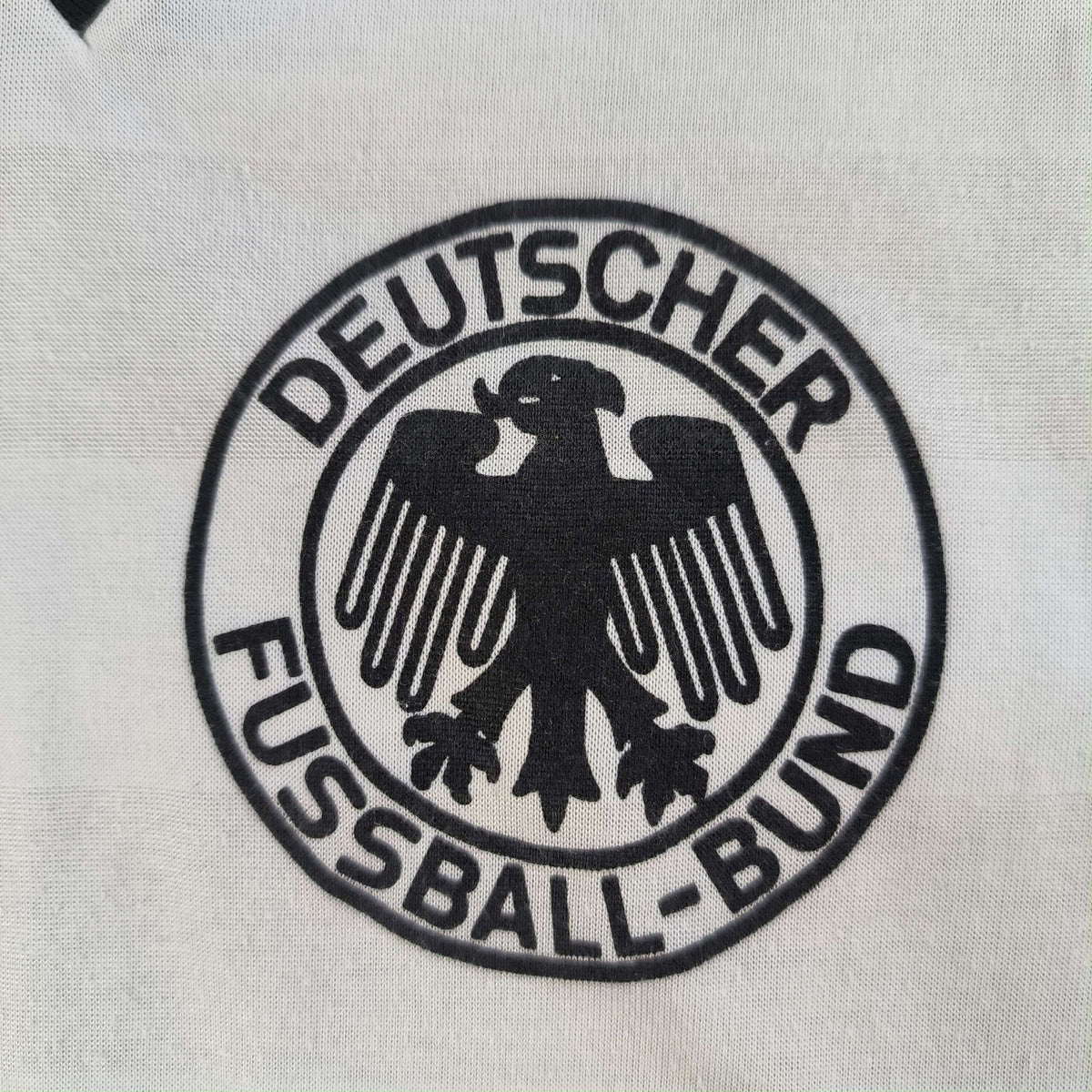 Németország 1984-86 Adidas hazai hosszú ujjú foci mez D5/6-os