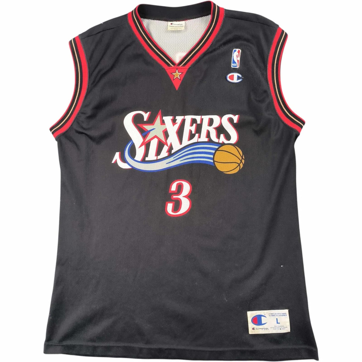 Philadelphia 76ers Allen Iverson Champion EU NBA jersey size L
