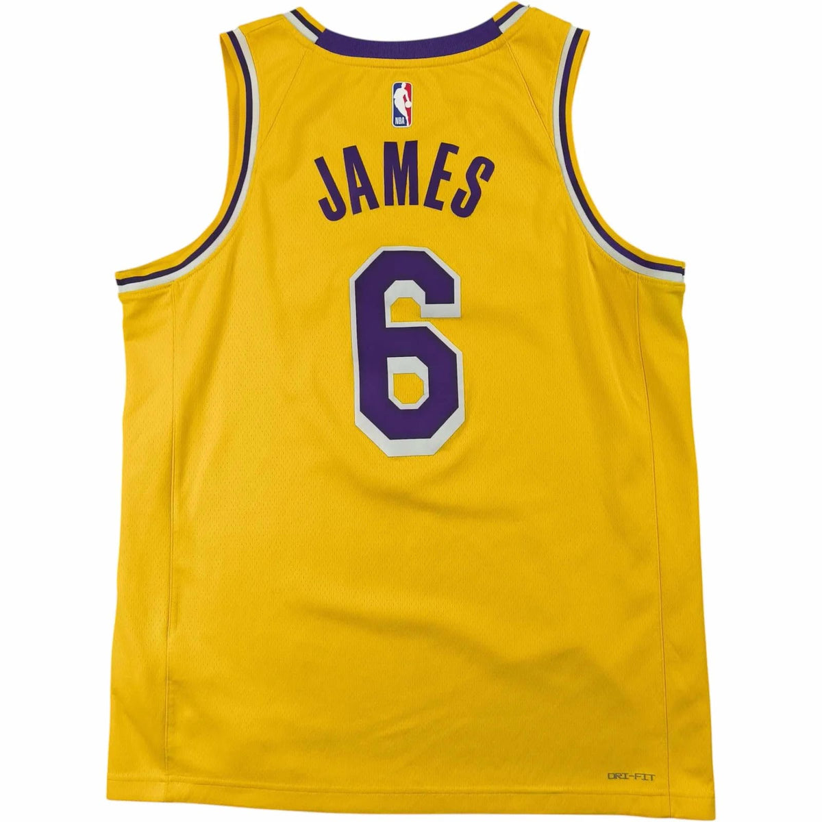 Los Angeles Lakers LeBron James Nike Swingman NBA jersey size L