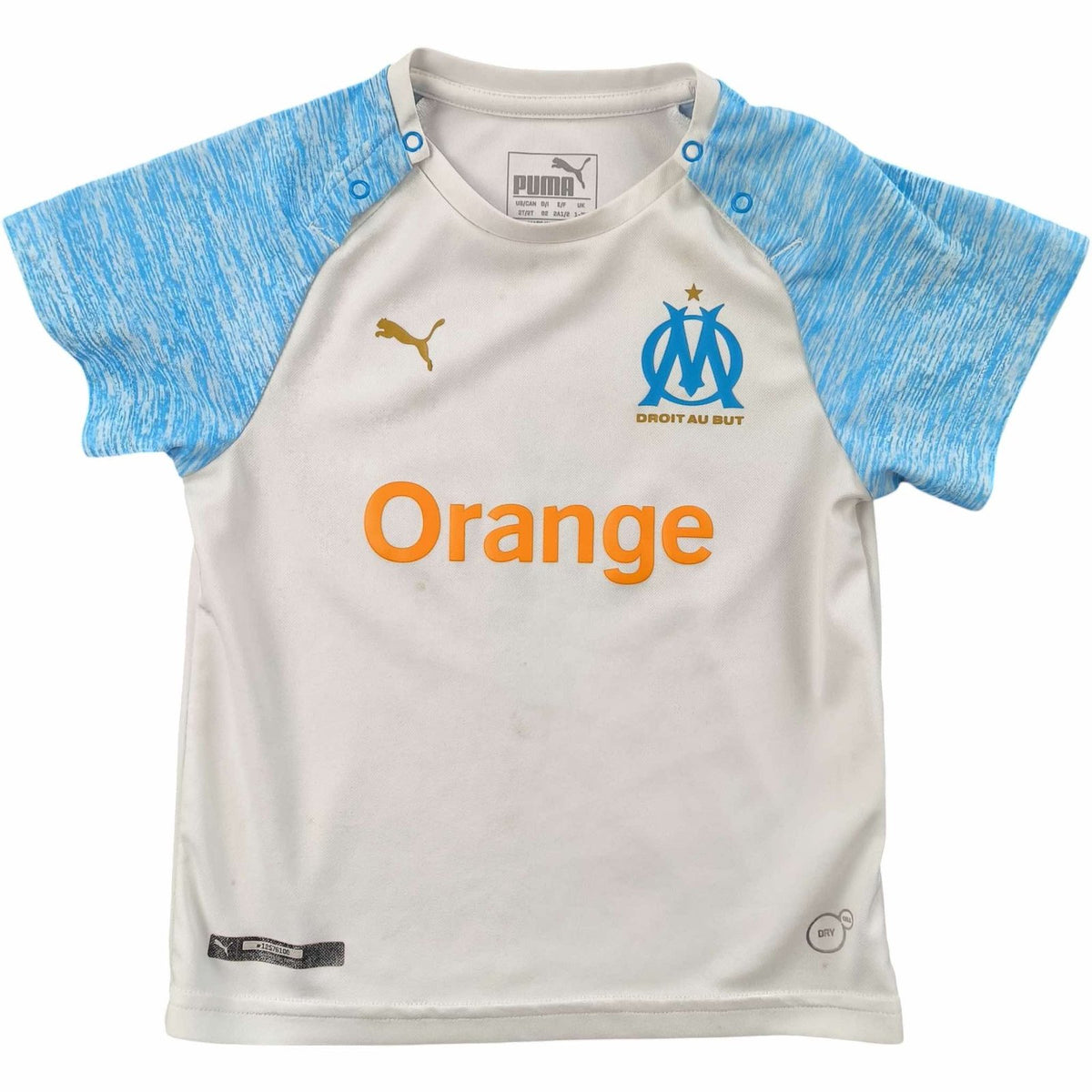Marseille 2018-19 Puma home football shirt size 92
