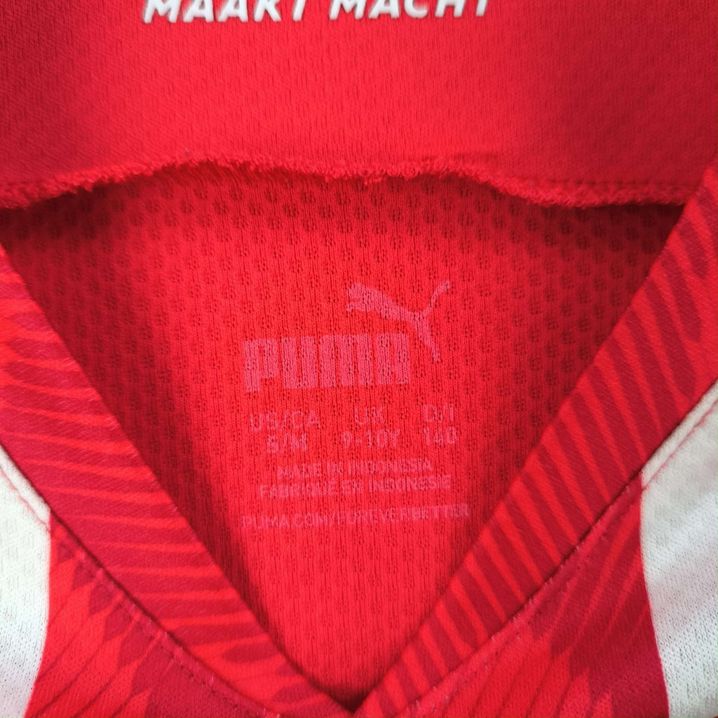 PSV Eindhoven 2021-22 Puma home football shirt size 128