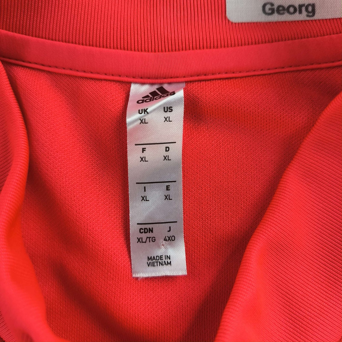 Bayern München 2019-20 Adidas training foci mez XL-es