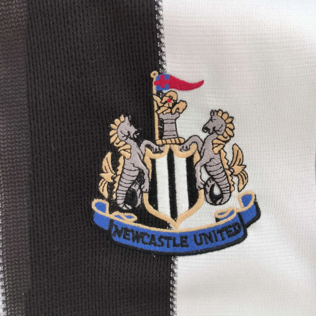 Newcastle United 1995-97 Score Draw home retro football shirt size M