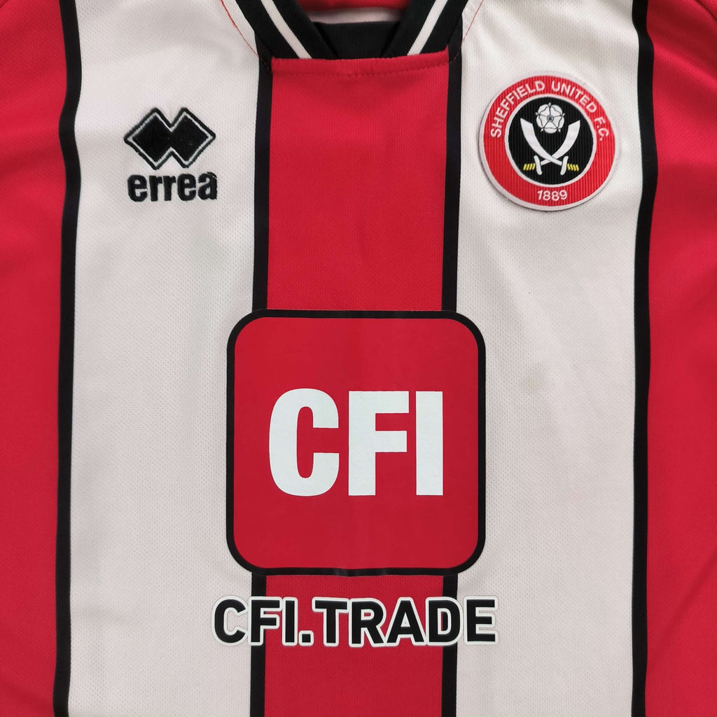 Sheffield United 2023-24 Errea home football shirt size M