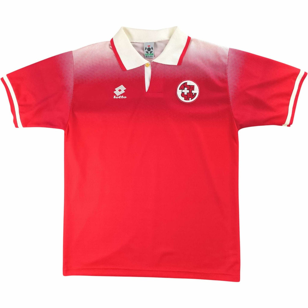 Switzerland 1996-98 Lotto home football shirt size L