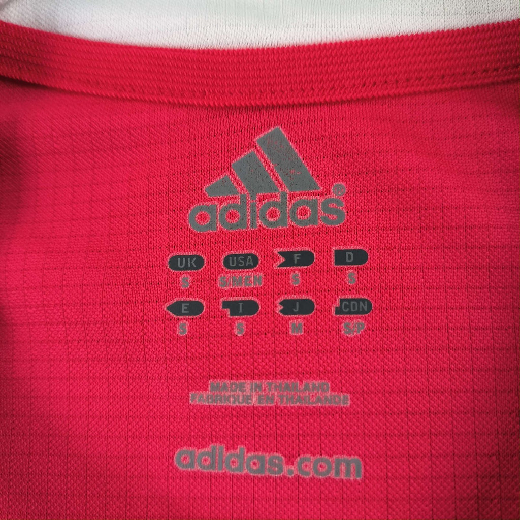 Hungary 2006-07 Adidas home football shirt size S
